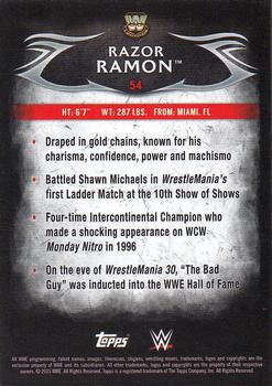 2015 Topps WWE Undisputed #54 Razor Ramon Back