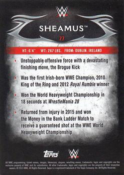 2015 Topps WWE Undisputed #77 Sheamus Back
