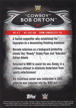 2015 Topps WWE Undisputed #82 Cowboy Bob Orton Back