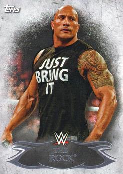 2015 Topps WWE Undisputed #98 The Rock Front