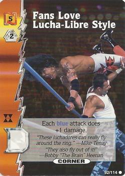 2000 Wizards Of The Coast WCW Nitro Hardcore Expansion #92 Fans Love Lucha-Libre Style Front