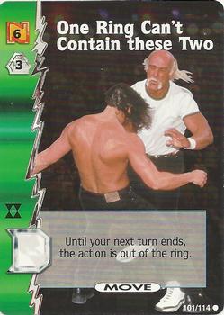 2000 Wizards Of The Coast WCW Nitro Hardcore Expansion #101 One Ring Can't Contain these Two Front