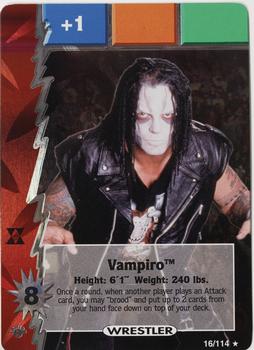 2000 Wizards Of The Coast WCW Nitro Hardcore Expansion #16 Vampiro Front