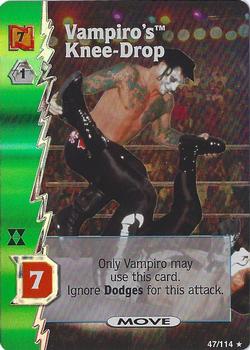2000 Wizards Of The Coast WCW Nitro Hardcore Expansion #47 Vampiro's Knee-Drop Front