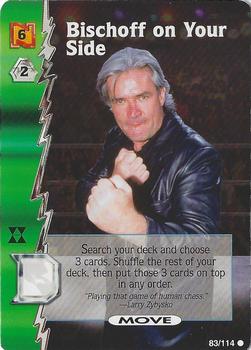 2000 Wizards Of The Coast WCW Nitro Hardcore Expansion #83 Bischoff on Your Side Front