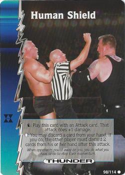 2000 Wizards Of The Coast WCW Nitro Hardcore Expansion #98 Human Shield Front