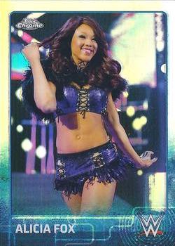 2015 Topps Chrome WWE - Refractor #3 Alicia Fox Front