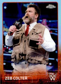 2015 Topps Chrome WWE - Refractor #78 Zeb Colter Front