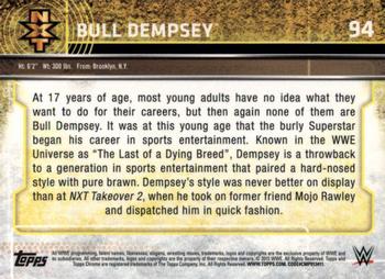 2015 Topps Chrome WWE - Refractor #94 Bull Dempsey Back