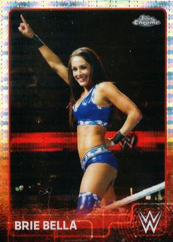 2015 Topps Chrome WWE - Puslar Refractor #11 Brie Bella Front