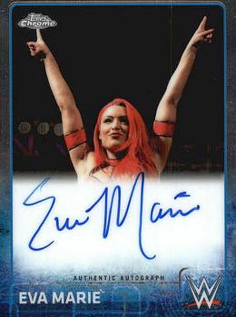 2015 Topps Chrome WWE - Autographs #NNO Eva Marie Front