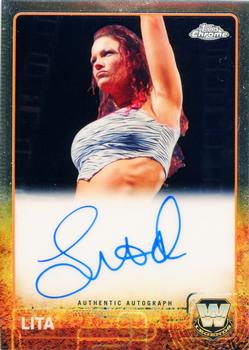 2015 Topps Chrome WWE - Autographs #NNO Lita Front