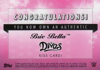 2015 Topps Chrome WWE - Diva Kiss #NNO Brie Bella Back