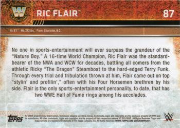 2015 Topps Chrome WWE - Atomic Refractor #87 Ric Flair Back