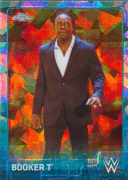 2015 Topps Chrome WWE - Atomic Refractor #9 Booker T Front