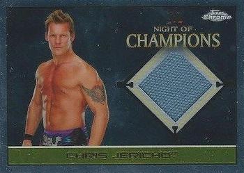 2015 Topps Chrome WWE - Night of Champions Mat Relics #NNO Chris Jericho Front