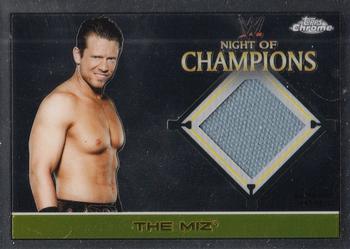 2015 Topps Chrome WWE - Night of Champions Mat Relics #NNO The Miz Front