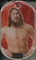 2015 Topps WWE Ringside Relic Dog Tags Inserts - Dog Tags #NNO Daniel Bryan Front