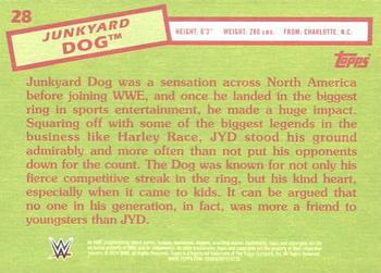 2015 Topps WWE Heritage #28 Junkyard Dog Back