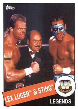 2015 Topps WWE Heritage #43 Lex Luger / Sting Front