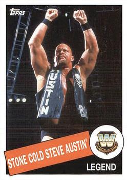 2015 Topps WWE Heritage #44 Stone Cold Steve Austin Front
