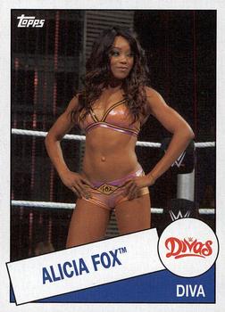 2015 Topps WWE Heritage #54 Alicia Fox Front