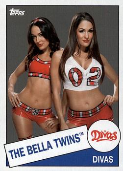 2015 Topps WWE Heritage #55 The Bella Twins Front