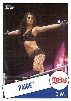 2015 Topps WWE Heritage #60 Paige Front