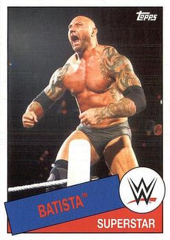 2015 Topps WWE Heritage #62 Batista Front