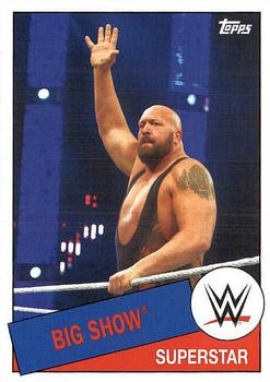 2015 Topps WWE Heritage #63 Big Show Front