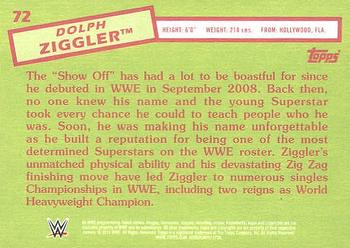2015 Topps WWE Heritage #72 Dolph Ziggler Back