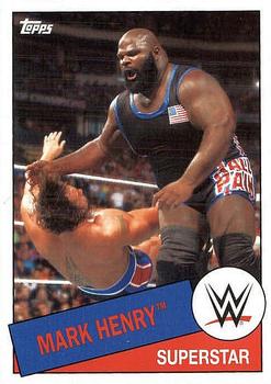 2015 Topps WWE Heritage #79 Mark Henry Front