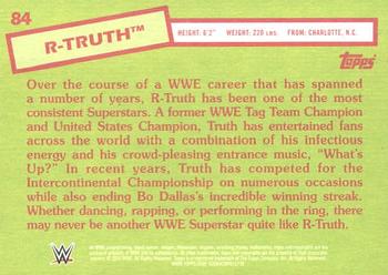 2015 Topps WWE Heritage #84 R-Truth Back