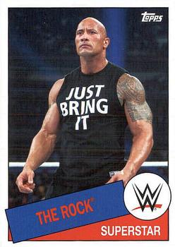 2015 Topps WWE Heritage #86 The Rock Front