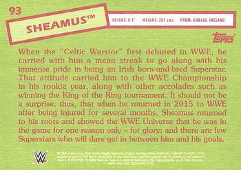 2015 Topps WWE Heritage #93 Sheamus Back