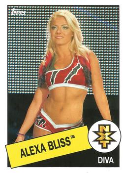 2015 Topps WWE Heritage #101 Alexa Bliss Front