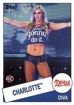 2015 Topps WWE Heritage #104 Charlotte Front