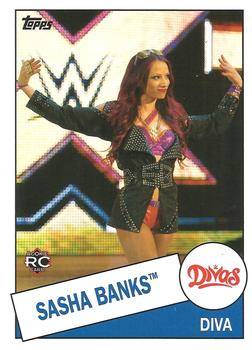 2015 Topps WWE Heritage #109 Sasha Banks Front