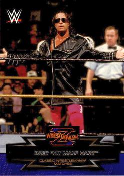 2015 Topps WWE Road to Wrestlemania - Classic WrestleMania Matches #8 Bret 