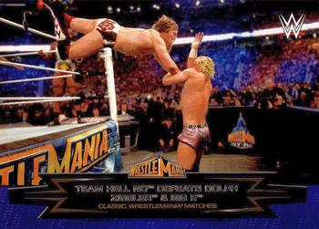 2015 Topps WWE Road to Wrestlemania - Classic WrestleMania Matches #30 Team Hell No Defeats Dolph Ziggler & Big E Front