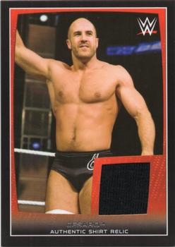 2015 Topps WWE Road to Wrestlemania - Swatch Relics #NNO Cesaro Front