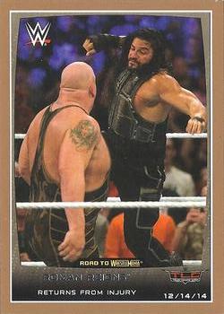 2015 Topps WWE Road to Wrestlemania - Bronze #68 Roman Reigns Front