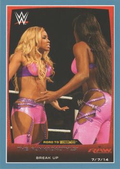 2015 Topps WWE Road to Wrestlemania - Blue #33 The Funkadactyls Front
