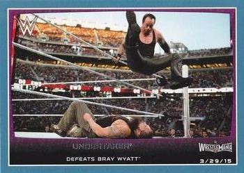 2015 Topps WWE Road to Wrestlemania - Blue #109 Undertaker Front