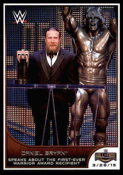 2016 Topps WWE Road to Wrestlemania #1 Daniel Bryan Front