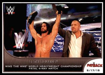 2016 Topps WWE Road to Wrestlemania #31 Seth Rollins Front