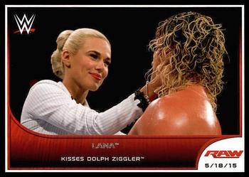 2016 Topps WWE Road to Wrestlemania #34 Lana Front