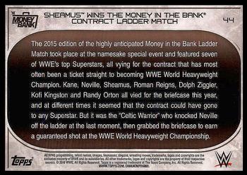 2016 Topps WWE Road to Wrestlemania #44 Sheamus Back