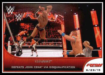 2016 Topps WWE Road to Wrestlemania #51 Cesaro Front