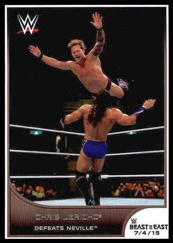 2016 Topps WWE Road to Wrestlemania #52 Chris Jericho Front
